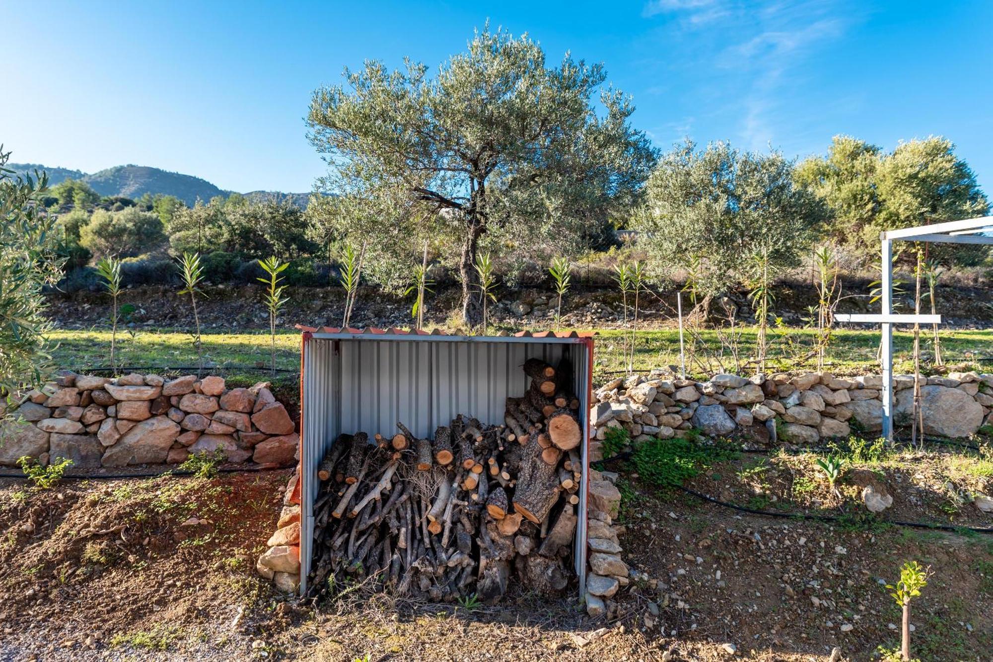Вилла Evgenias Olive House Калаф Экстерьер фото